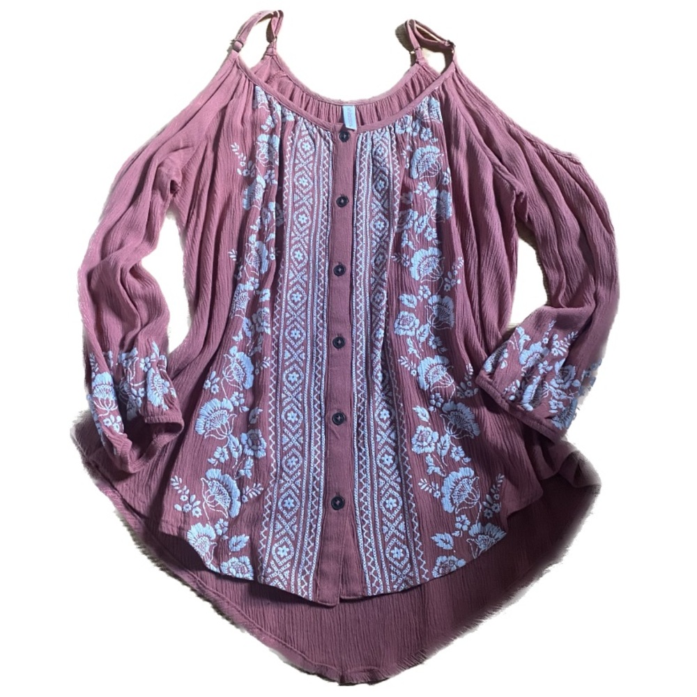 Off the shoulder floral blouse - Xhilaration